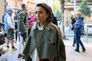 Rebel Wilson is asked ‘did you just make that up?’ as she steps into the witness box at Charlotte MacInnes defamation trial