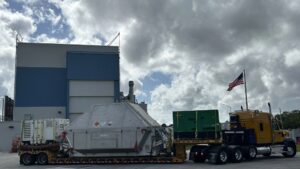 Welcome home! Artemis 2’s Orion capsule returns to Florida after epic moon mission (photo)