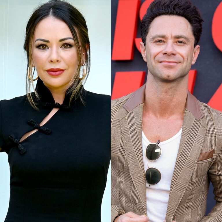 Janel Parrish Shares PDA With Sasha Farber After Chris Long Split