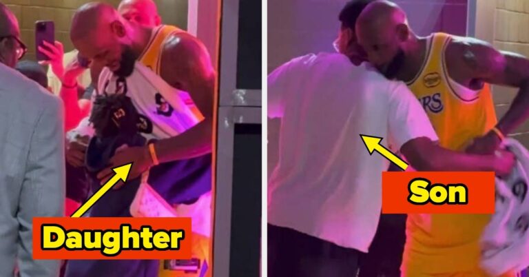 LeBron James Covered Himself In A Towel Before Hugging His Daughter After A Sweaty Game, And Everyone Is Saying The Same Thing