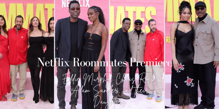 On the Scene at the Netflix “Roommates” Premiere: Eddie Murphy, Chris Rock, Adam Sandler, and Their Daughters in ABL Studio, Tom Ford, Self-Portrait, and House of CB