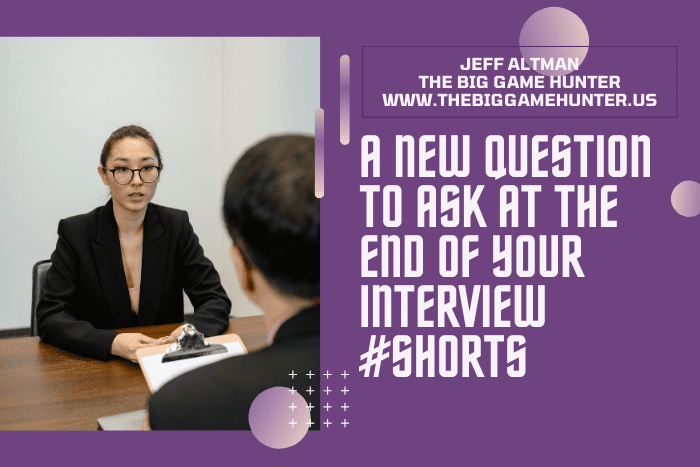 A New Question to Ask At The End of Your Interview #shorts