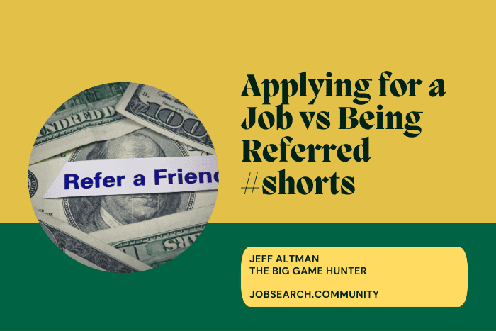 Applying for a Job vs Being Referred #shorts