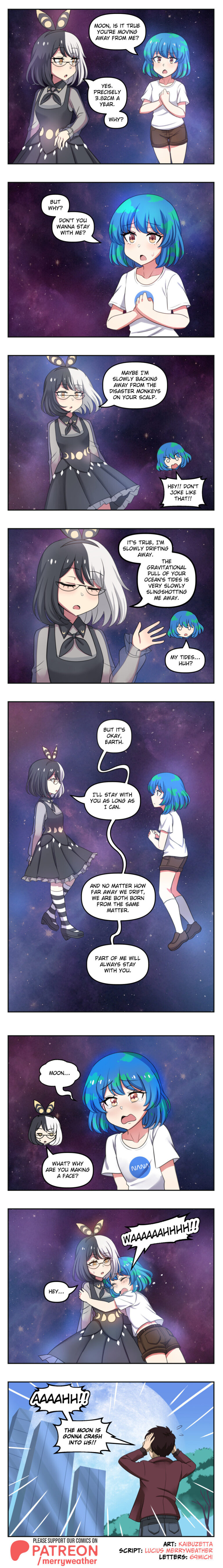 Earth-Chan & The Moon