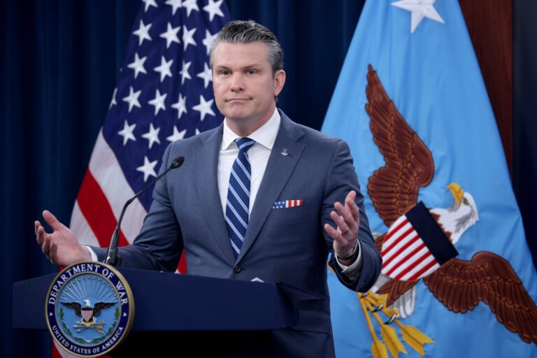 Pete Hegseth Quotes Fake Bible Verse From ‘Pulp Fiction’ at Pentagon Prayer Service