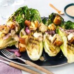 Grilled Caesar Salad With Creamy Dressing