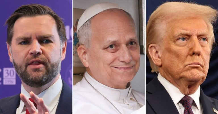 JD Vance Responds to President Trump, Pope Leo XIV’s Feud