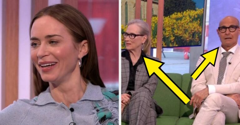 Meryl Streep, Stanley Tucci Seemingly Eye Roll Emily Blunt