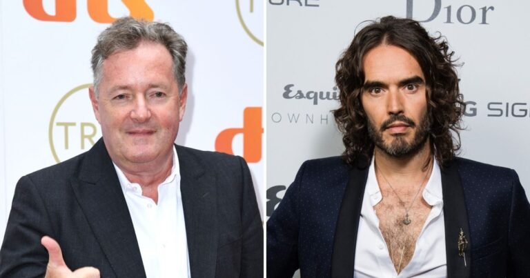 Piers Morgan Says Russell Brand Was Inappropriately Tactile