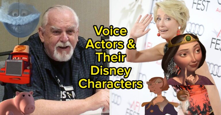Disney Voice Actors Who Played Multiple Characters