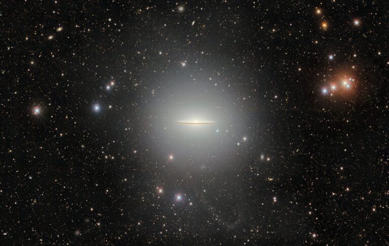 Iconic Sombrero Galaxy captured in incredible detail, revealing its enormous glowing halo