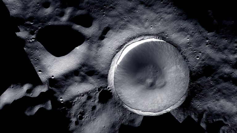 The moon’s oldest and darkest craters could be hiding the most water ice