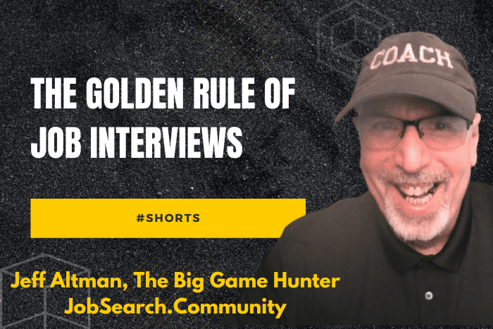 The Golden Rule of Job Interviews #shorts