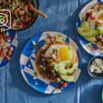Black Bean and Avocado Breakfast Tostadas