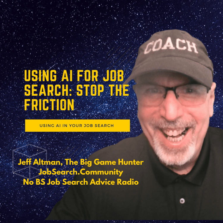 Using AI for Job Search: Stop the Friction