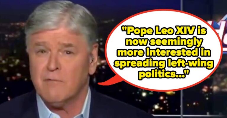 "YOU WERE A SH#!@Y CATHOLIC": People Are Mocking Sean Hannity's Take On The Whole "Trump V. Pope" Thing