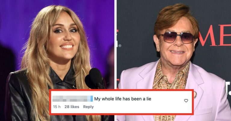 “My Whole Life Has Been A Lie”: People Are Too Stunned To Speak After Discovering Miley Cyrus, Elton John, And More Celebrities’ Surprising Real Names