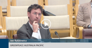 WATCH: ‘This is a fossil fuel crisis’, Greenpeace tells Senate gas tax Inquiry