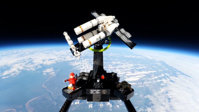 A Lego ‘Project Hail Mary’ set just soared into the stratosphere, breaking the Guinness World Record for highest flight
