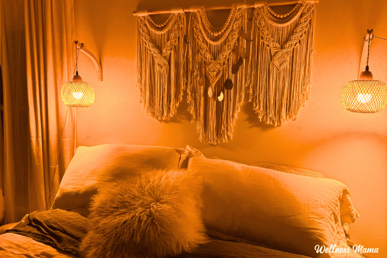 The Exact Lighting I Use at Home to Sleep Better (Amber Light Bulb Guide)