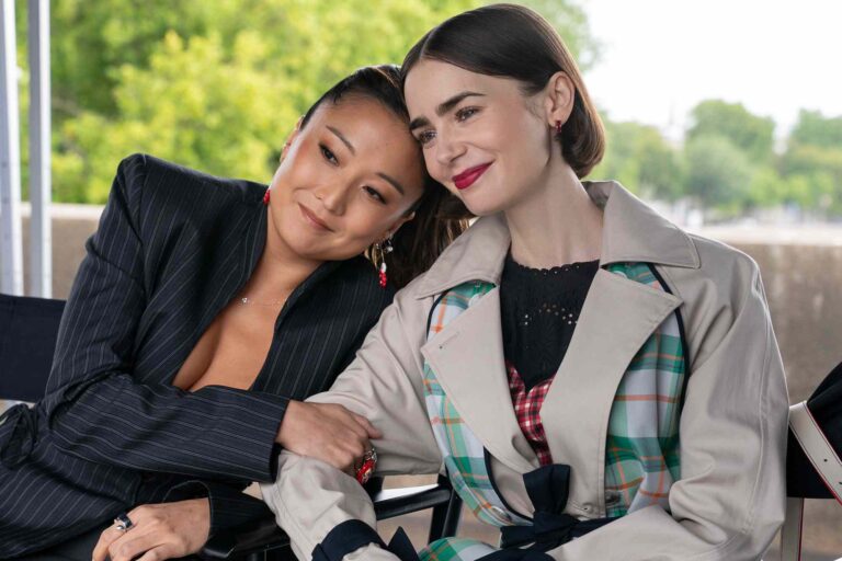 Ashley Park Says She ‘Will Never Forget’ Hitting Lily Collins with Croissants for“ Emily in Paris” Fight Scene (Exclusive)