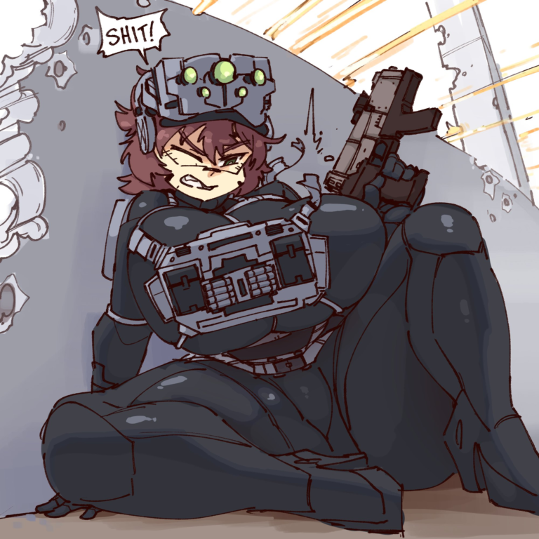 'Wardrobe Malfunction' – [Art: rtil | OC: GRUTTS_]