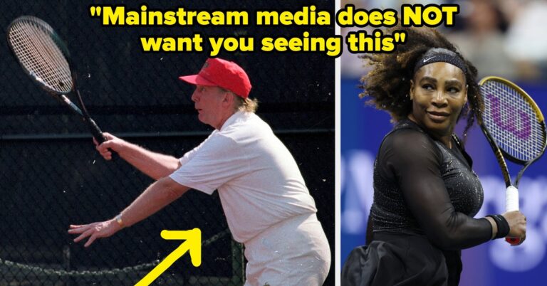 Internet Reacts To Trump’s 11-Year-Old Tennis Clip