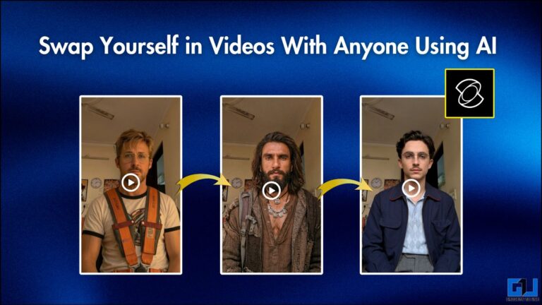 How to Swap Yourself in Videos With Anyone Using AI
