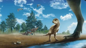 Scientists found a baby dinosaur hidden in rock and it is surprisingly cute