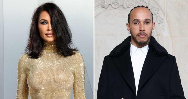Kim Kardashian Shares Rare Glimpse of Lewis Hamilton