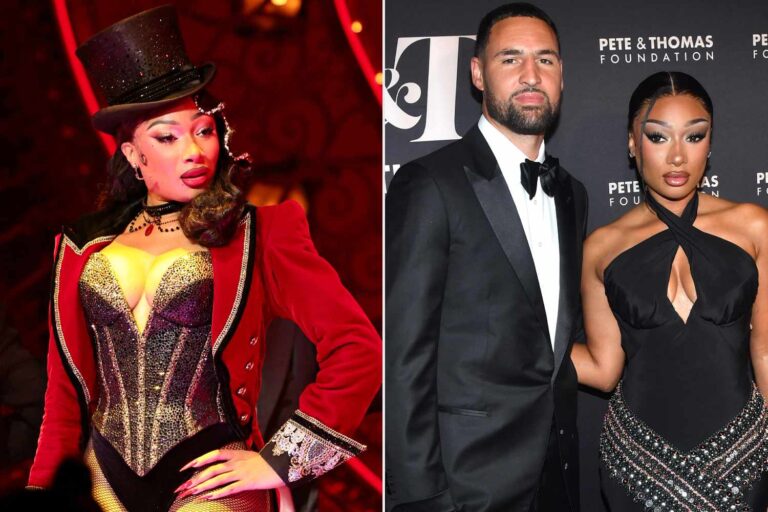 Megan Thee Stallion Cries on Stage Following “Moulin Rouge! ”Performance Hours After Announcing Klay Thompson Split