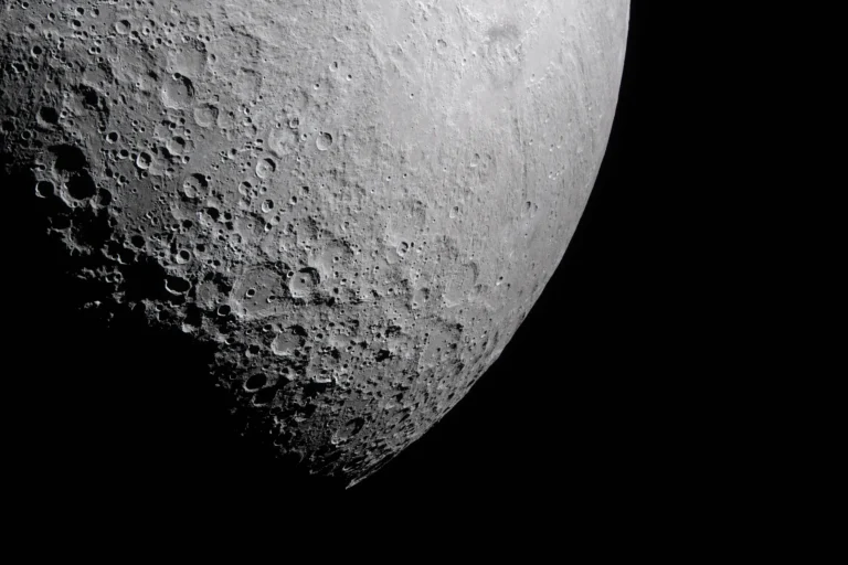 A peek at the far side of the moon photo of the day for April 20, 2026
