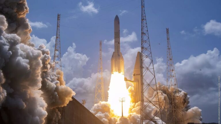 Europe’s powerful Ariane 6 rocket launching 32 Amazon internet satellites early April 30: Watch it live