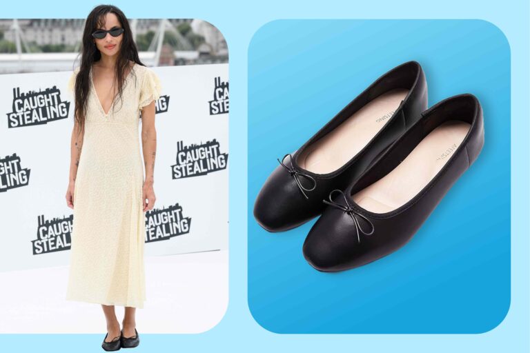Zoë Kravitz’s Luxe Ballet Flats Look Just Like This $22 Pair with ‘Arch Support and Cushioning Like No Other’
