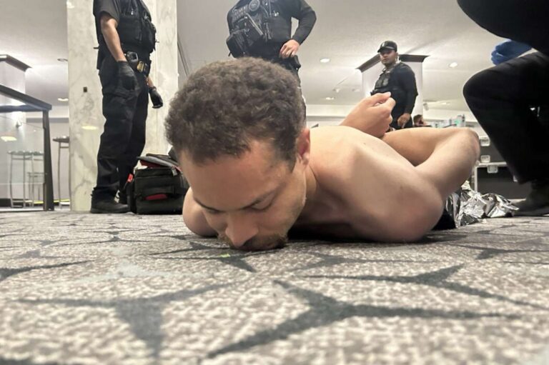 Trump Shares Video of 'Sick Person' Storming White House Correspondents' Dinner, Stunning Photo of Suspect on Ground