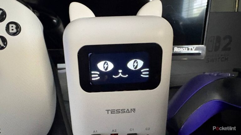 This weird little cat gadget saved my TV from cord chaos
