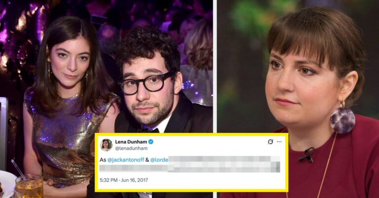 “Oh This Is Messy”: People Are Gagged By A 2017 Tweet Lena Dunham Posted About Lorde And Jack Antonoff That Has Resurfaced Amid The Bombshell Revelations In Her New Memoir