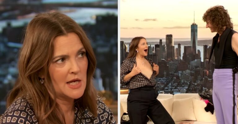 Drew Barrymore Once Vilified Over Golden Globes Bra-Free Look