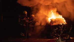 How first responders prepare for (rare) EV fires » Yale Climate Connections