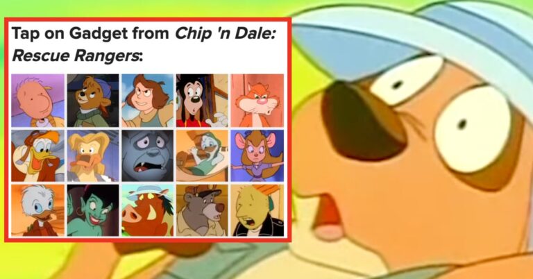 ’90s Disney Afternoon Cartoon Character Trivia Quiz