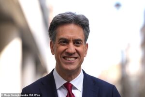 Ed Miliband’s wind turbines and solar farms ARE bad for environment, Government privately admits