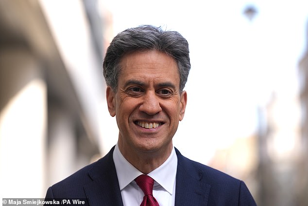 Ed Miliband’s wind turbines and solar farms ARE bad for environment, Government privately admits