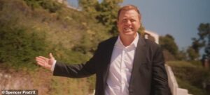 Woke LA mayoral favorite who shrugs shoulders at homelessness crisis rants at rival Spencer Pratt for filming commercial revealing HER pristine home and neighborhood