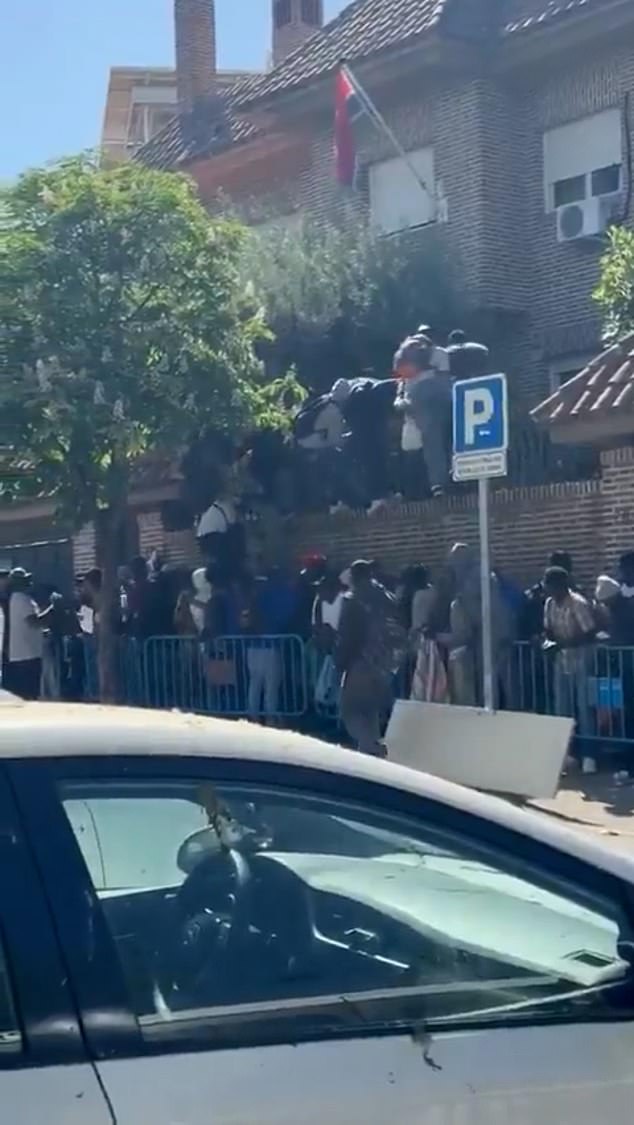 The picture that shows the folly of Spain’s socialist experiment to grant amnesty to 500,000 illegal migrants – at least: IAN GALLAGHER