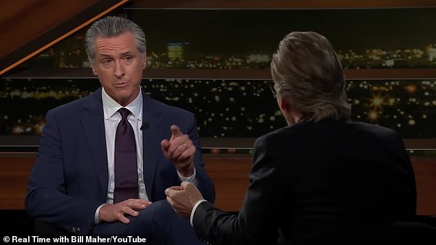 Bill Maher scolds Gavin Newsom in awkward exchange as California governor says he wants to be more like Trump