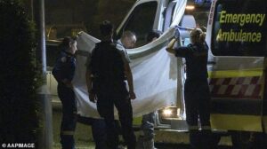 Grim sight at home where three people were found dead and a man was arrested – as details emerge about family that ‘kept to themselves’