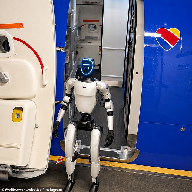 Fury as Southwest flight to San Diego is delayed by ROBOT passenger that sat in aisle seat