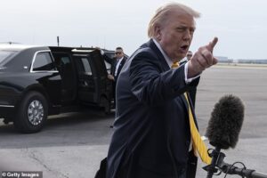 Trump begins ‘humanitarian gesture’ for victims of Iran war and those who interfere will be ‘dealt with forcefully’
