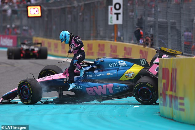 F1 driver Pierre Gasly’s car FLIPS OVER in horror Miami Grand Prix crash