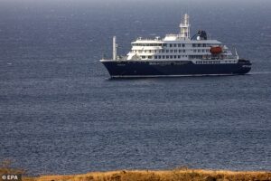 ‘All we want is to feel safe and get home’: Passenger on board doomed cruise ship struck by fatal rat-borne virus makes emotional plea as Cape Verde REFUSES bid to offload sick travellers